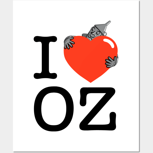 I Love OZ! Wall Art by Raffiti